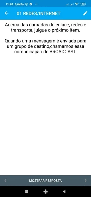 Flashcard no celular