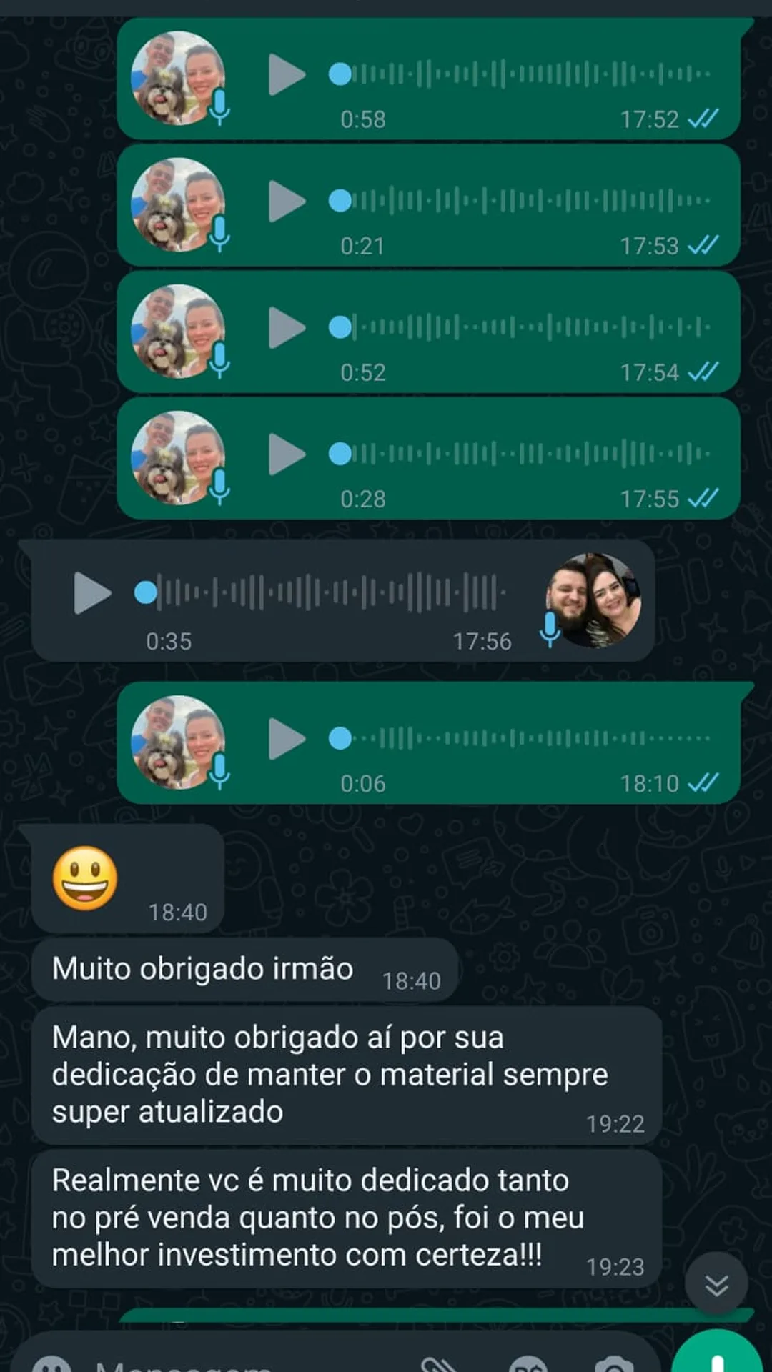 Depoimento de aluno — Flashcards Policiais