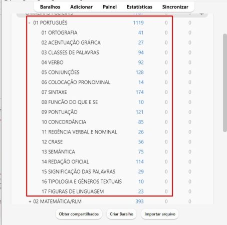 Material Português
